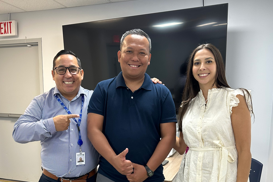 Xavier Murillo, Joshua Caballes,and Catherine Miranda